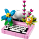 Typewriter with Flowers