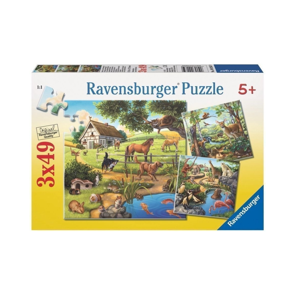 Ravensburger -Frosty Adventures puzzle 2 x24pc