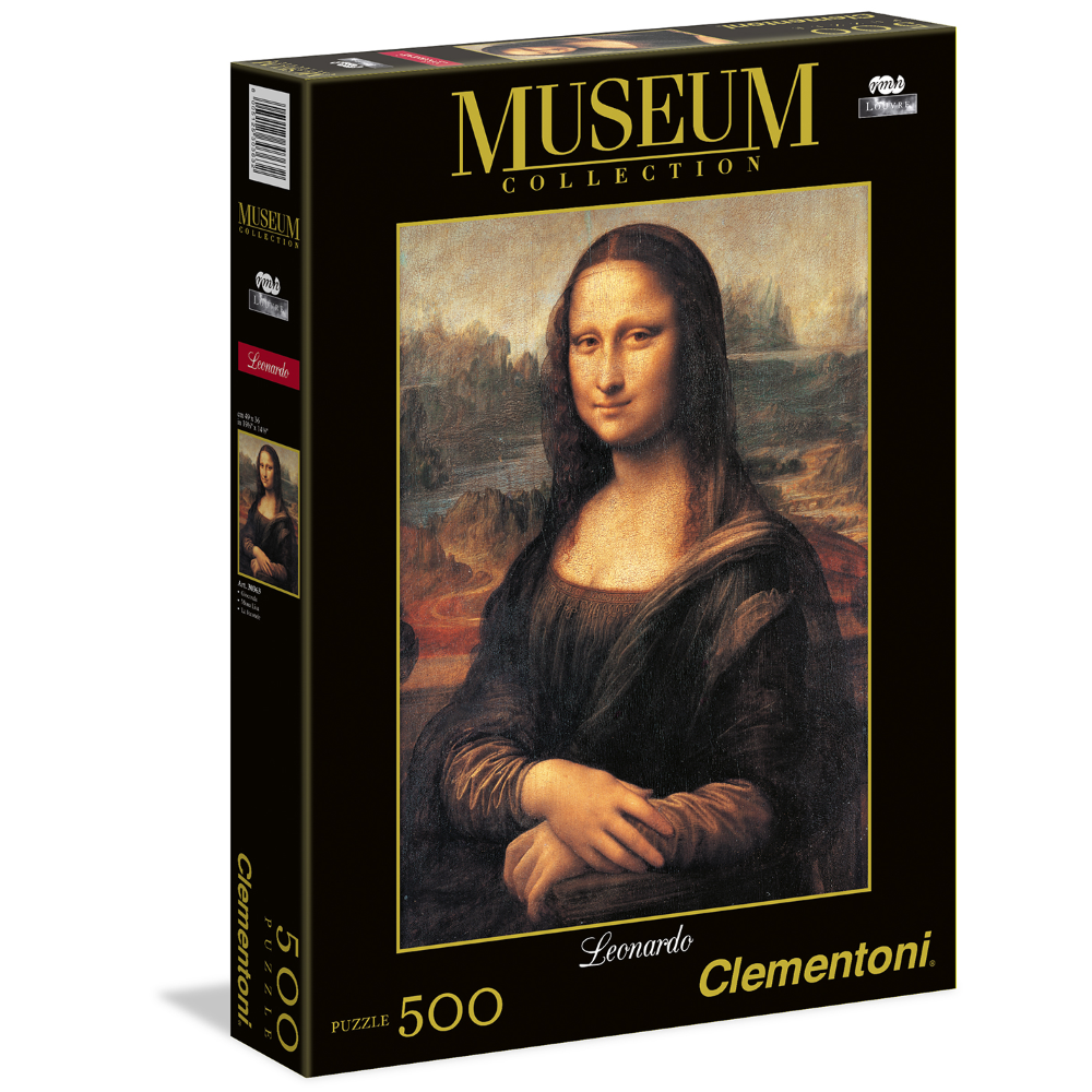 Leonardo da Vinci Mona Lisa Clementoni 1000pc Jigsaw